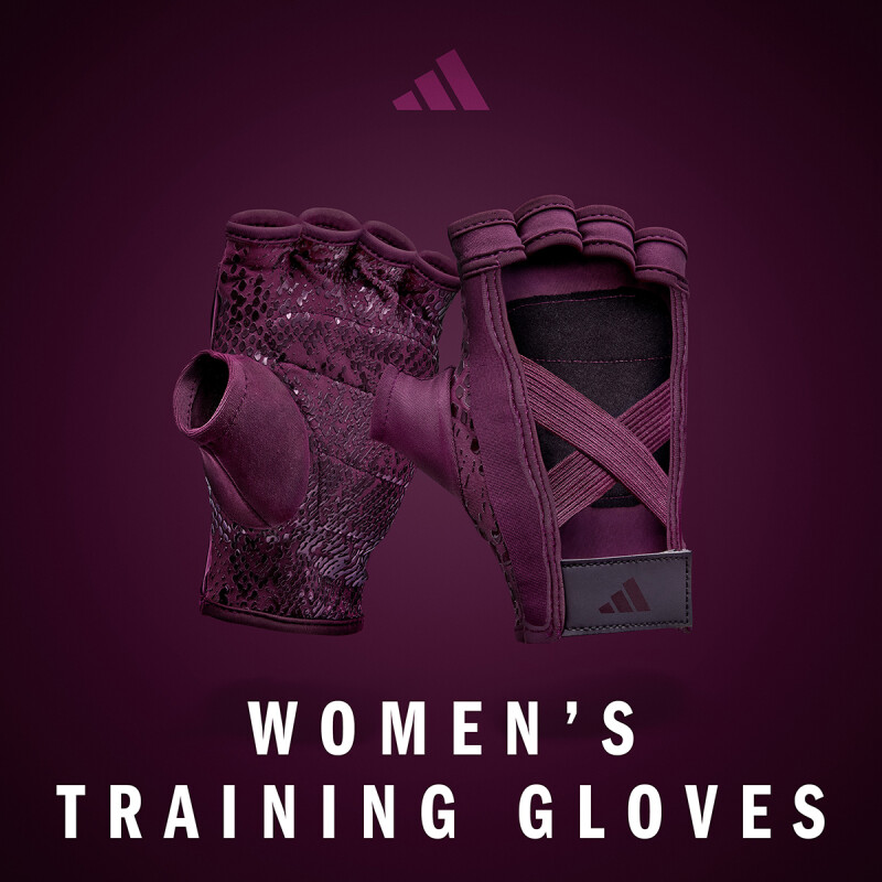 Guantes De Entrenamiento Adidas Violeta