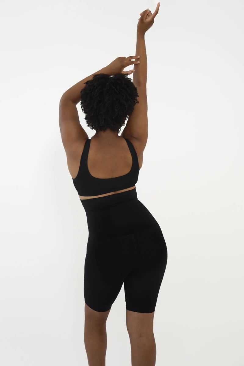 Calza modeladora con faja alta SLEEKU negro