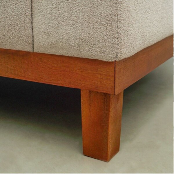 SOFA 3 CUERPOS MALIBU - BOUCLE LISO MARRON CLARO SOFA 3 CUERPOS MALIBU - BOUCLE LISO MARRON CLARO