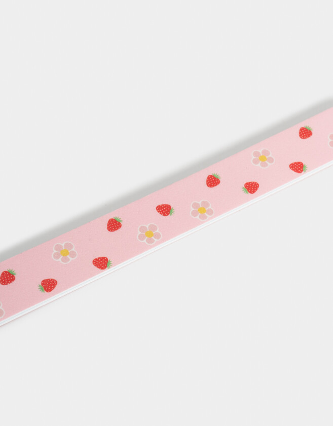 Limas Lima Para Uñas Con Estampa De Flores Y Frutillas - Combinacion Multicolor