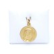 Medalla en oro 18k amarillo, con virgen. Diámetro 18mm Medalla en oro 18k amarillo, con virgen. Diámetro 18mm