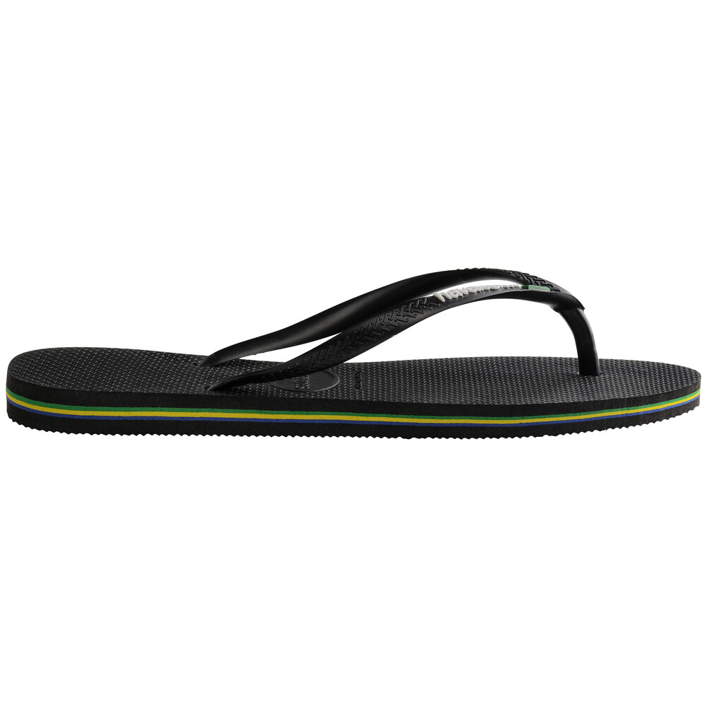 Sandalias Havaianas Slim Brasil Mujer Negro