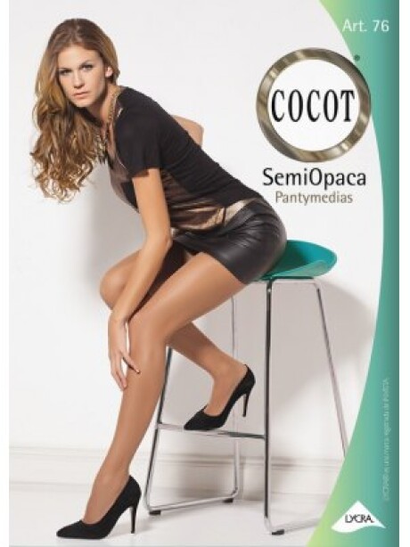 Panty Semiopaca talle 5 Tostado