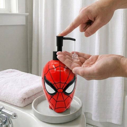 Dispensador de Jabón 3D Resina Spiderman U