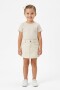 Short-pollera estilo denim CRUDO