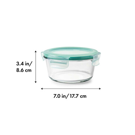 Oxo Gg 4 Taza Sello Hermético Smart Seal Vidrio Redondo Recipiente