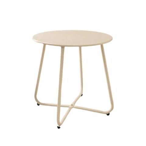 KFD01 Mesa Auxiliar Baja 44x44x46cm - Blanca