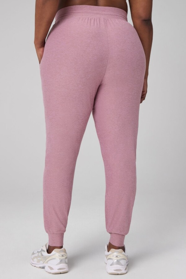Leggings Jogger Cloud Jersey Mujer Mushroom Mauve Heather