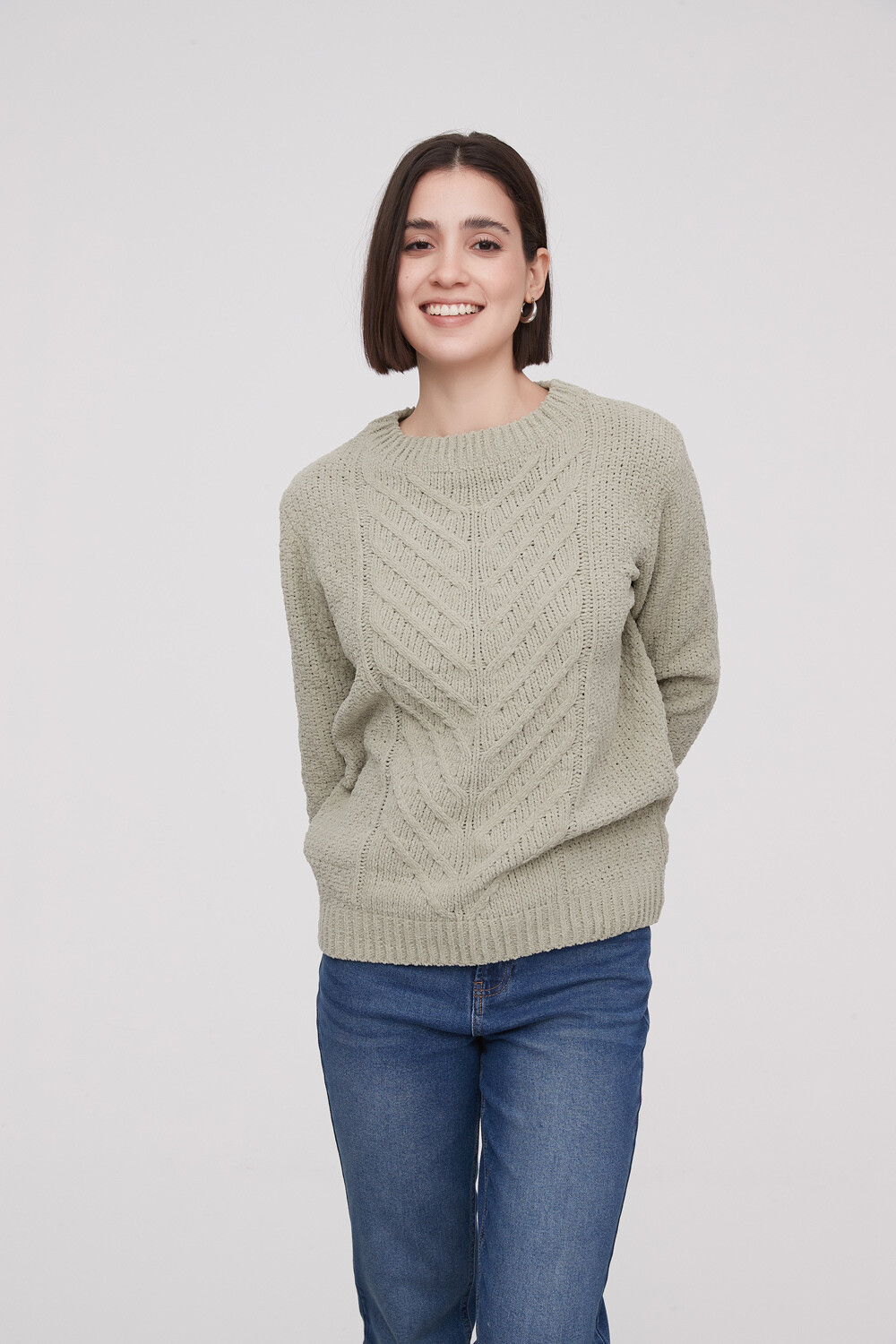 Sweater Allora Verde Palido