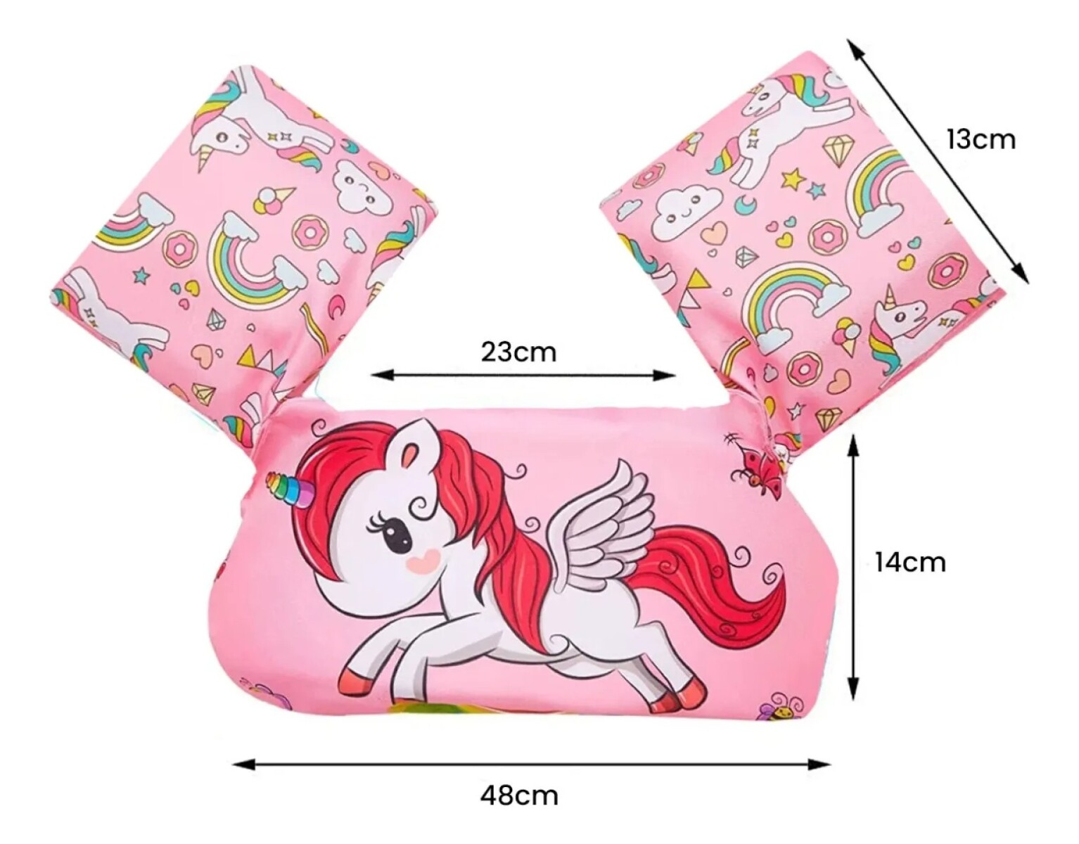 Chaleco Salvavida Flotador Para Niños Y Niñas - Unicornio 