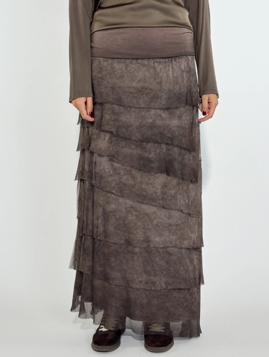 POLLERA GIULIANA marron s/m