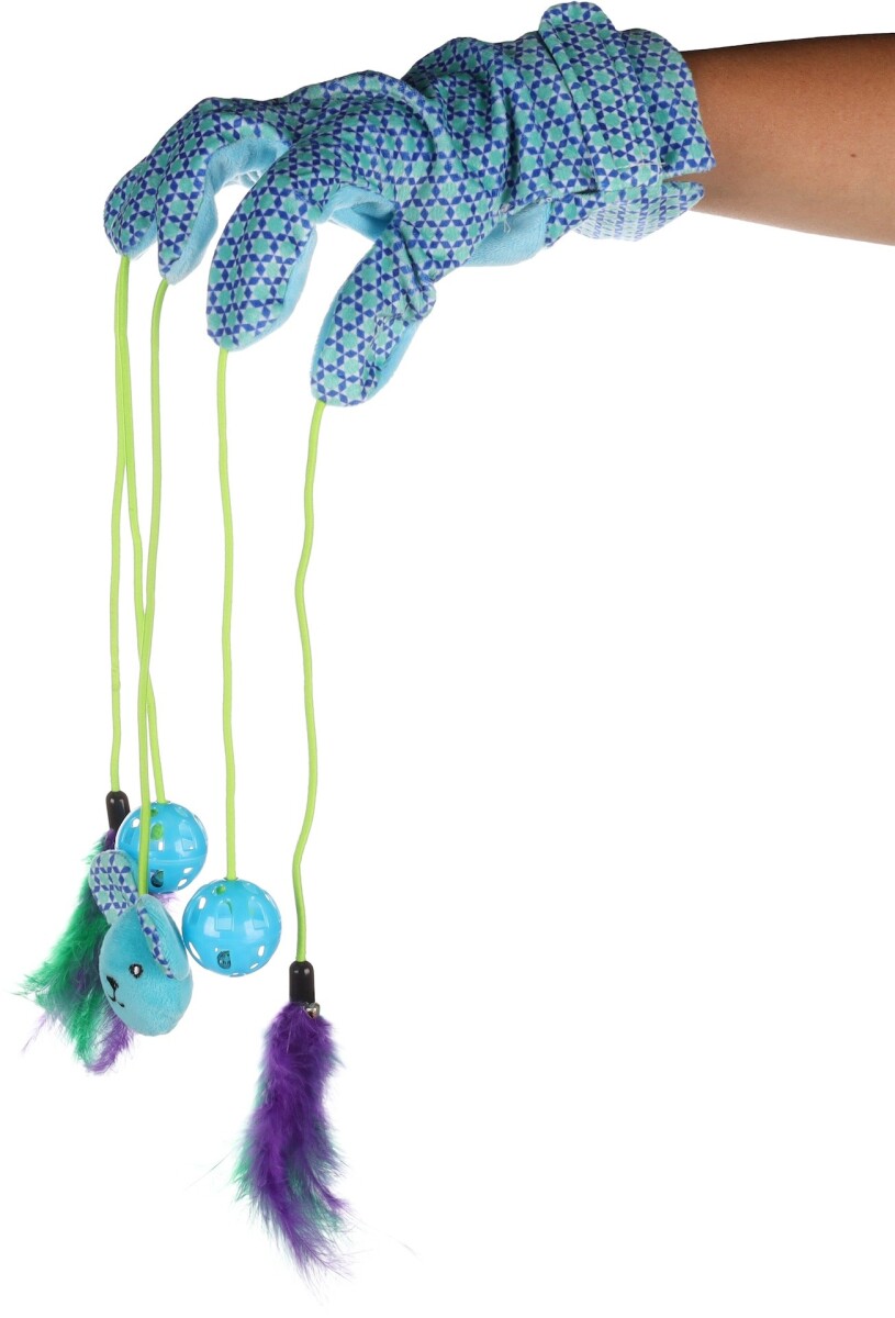 GUANTE CON JUGUETES FLAMINGO MARION AZUL 
