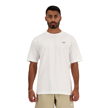 Remera de Hombre New Balance Small Logo Blanco