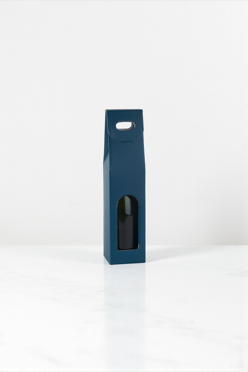 Caja c/ventana 1 botella 9x9x38,5 - 30128 - FIBRABLU 