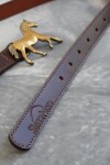 Horsy Belt Chocolate