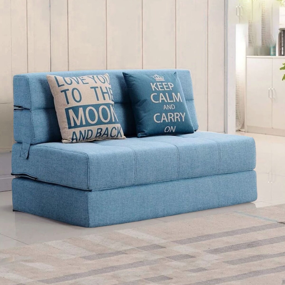 Sofa cama Foldie 2 cuerpos - Azul 