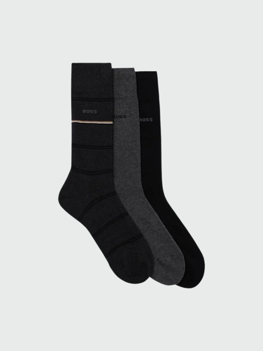 BOSS - Pack X 3 medias de largo medio 