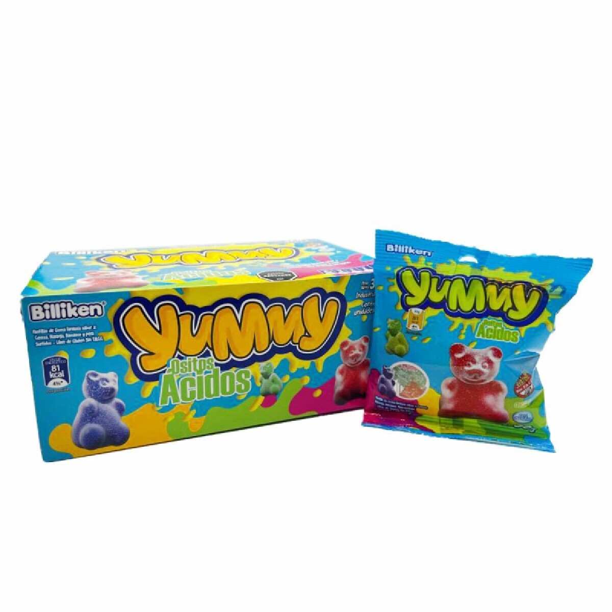 Goma Yummy 30 grs x 12 - Ositos Acidos 