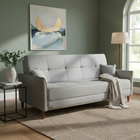 Sofá Cama 3 Cuerpos Servia Gris Sofá Cama 3 Cuerpos Servia Gris