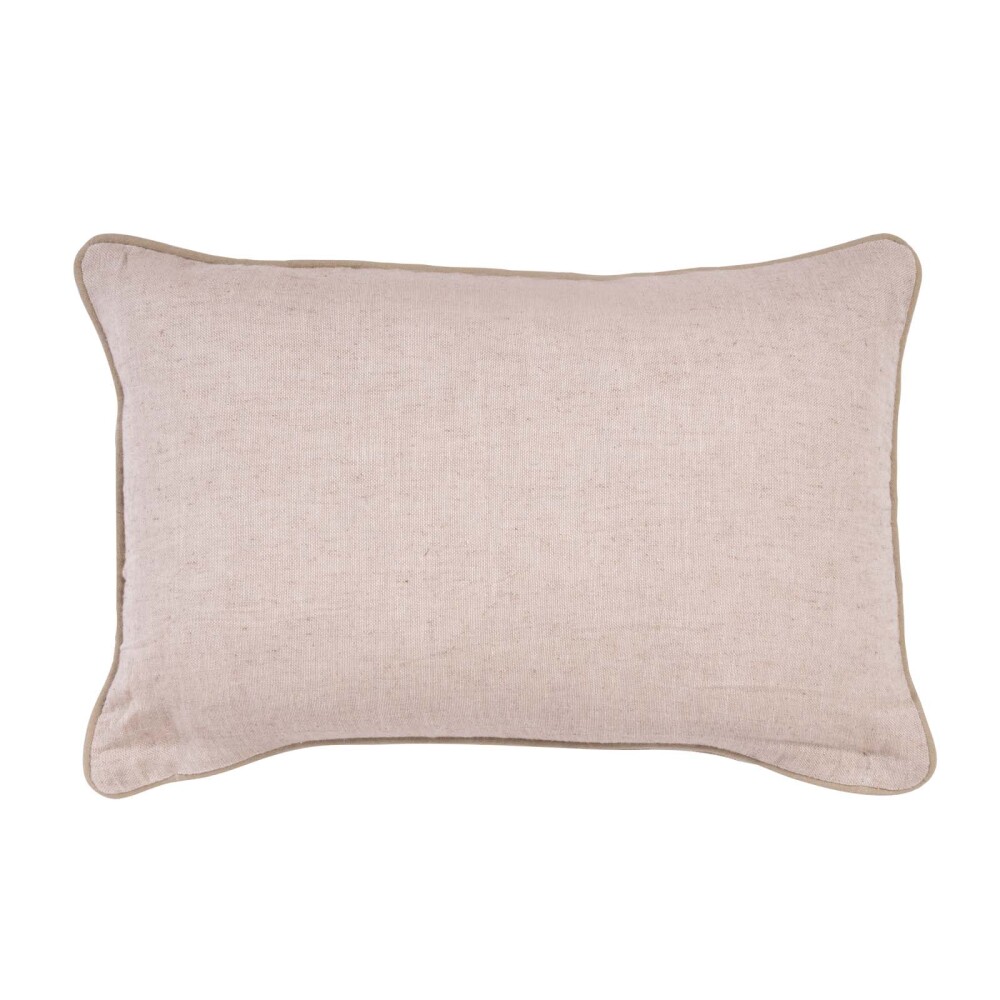 FUNDA DE ALMOHADÓN LINO-Y-ALGODON NATURAL-BEIGE CLAYTON BEIGE