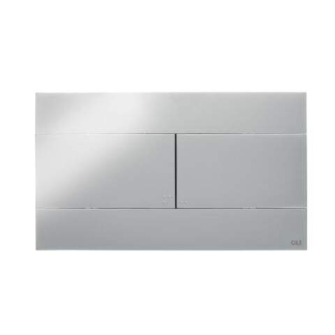 Placa pulsadora Oli Slim cromada para cisterna embutir Placa Pulsadora Oli Slim Cromada Para Cisterna Embutir