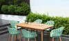 Juego de Jardin 6 sillas y Mesa - Nassau Verde