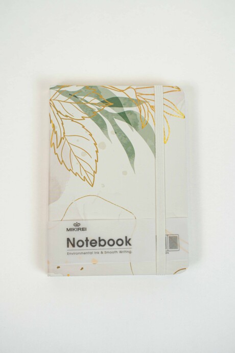 Cuaderno Botanica 14,5x10,5cm, 96 Hojas Estampado 2