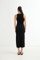 Vestido largo sin mangas NEGRO