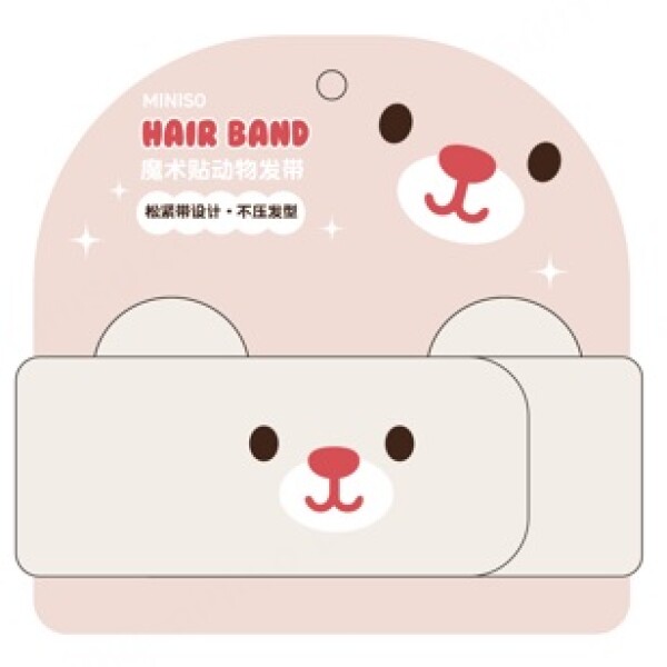 Vincha animales beige