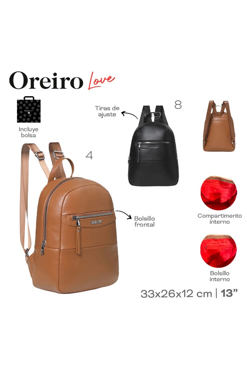 Mochila Las Oreiro Camel
