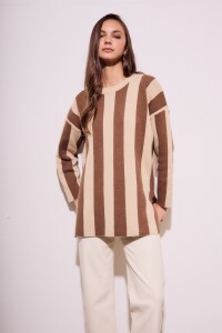 Sweater Rayado Mocha