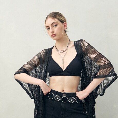 PONCHO GLORIA Negro
