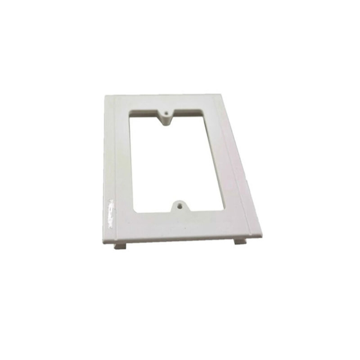Porta plaqueta universal bajo para ducto 100x50mm - CAN00076 
