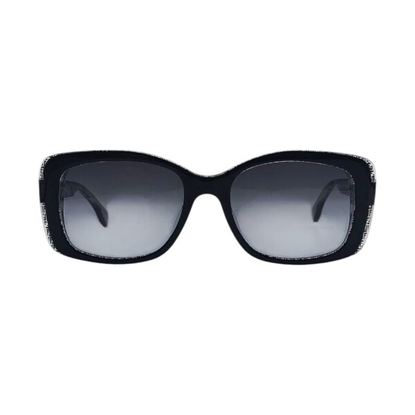 Tipo: Lente de sol. Marca: Fendi. Tratamiento: UV. Material: Acetato. Color cristal: Gris degradé. Calibre: Mediano negrocombinado