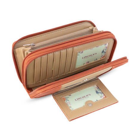 Billetera Lincoln's Hibisco Ladrillo Billetera Lincoln's Hibisco Ladrillo