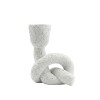 PORTA VELA BLANCA 12X9X4CM Unica