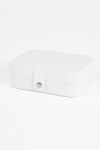 Alhajero organizador rectangular con broche crudo