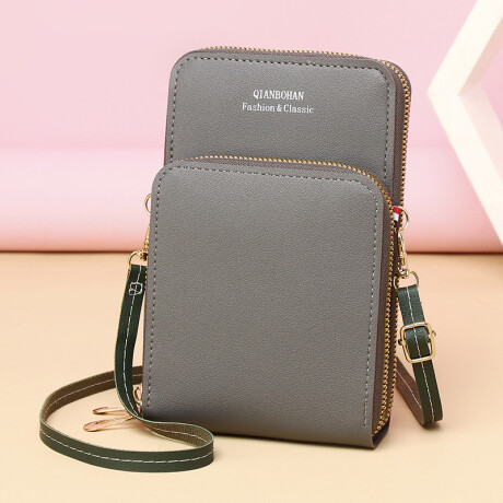 Porta celular para dama Gris