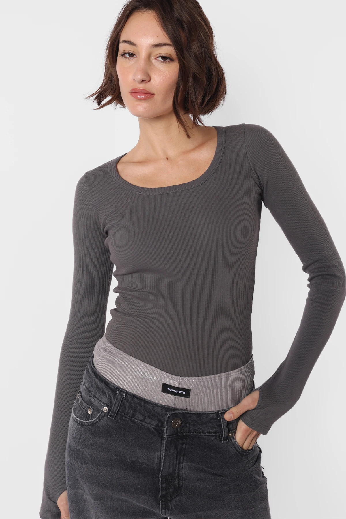 Top Alanis Gris
