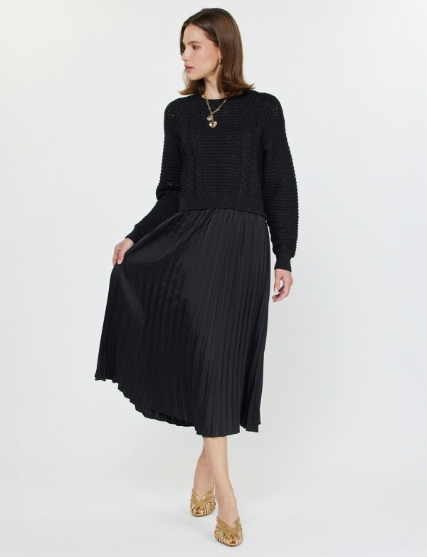 Set Buzo & Vestido NEGRO