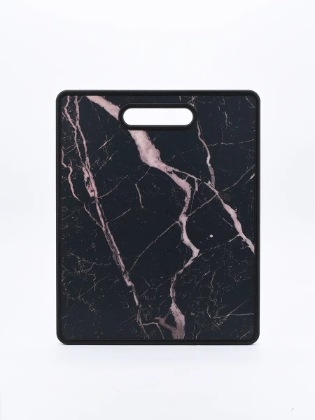 TABLA DE PICAR EFECTO MARMOL NEGRO