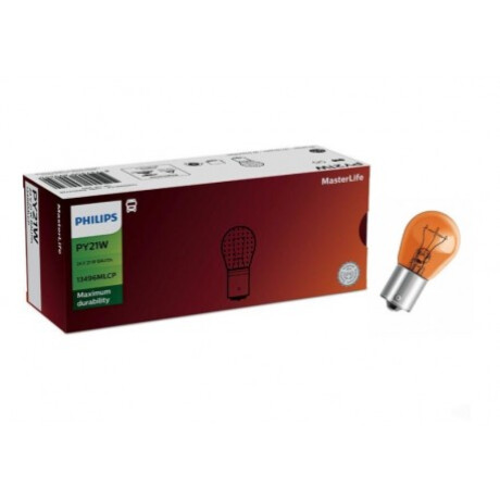 LAMPARA - 24V PY21W AMBAR MASTER LIFE PHILIPS LAMPARA - 24V PY21W AMBAR MASTER LIFE PHILIPS