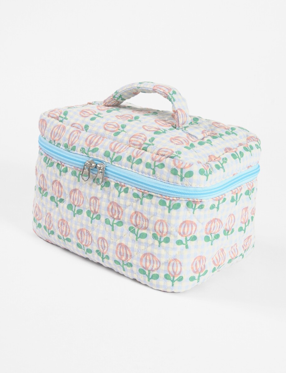 Estuche organizador tulipán - celeste 