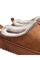 PANTUFLA PLATAFORMA TIPO ZUECO Camel