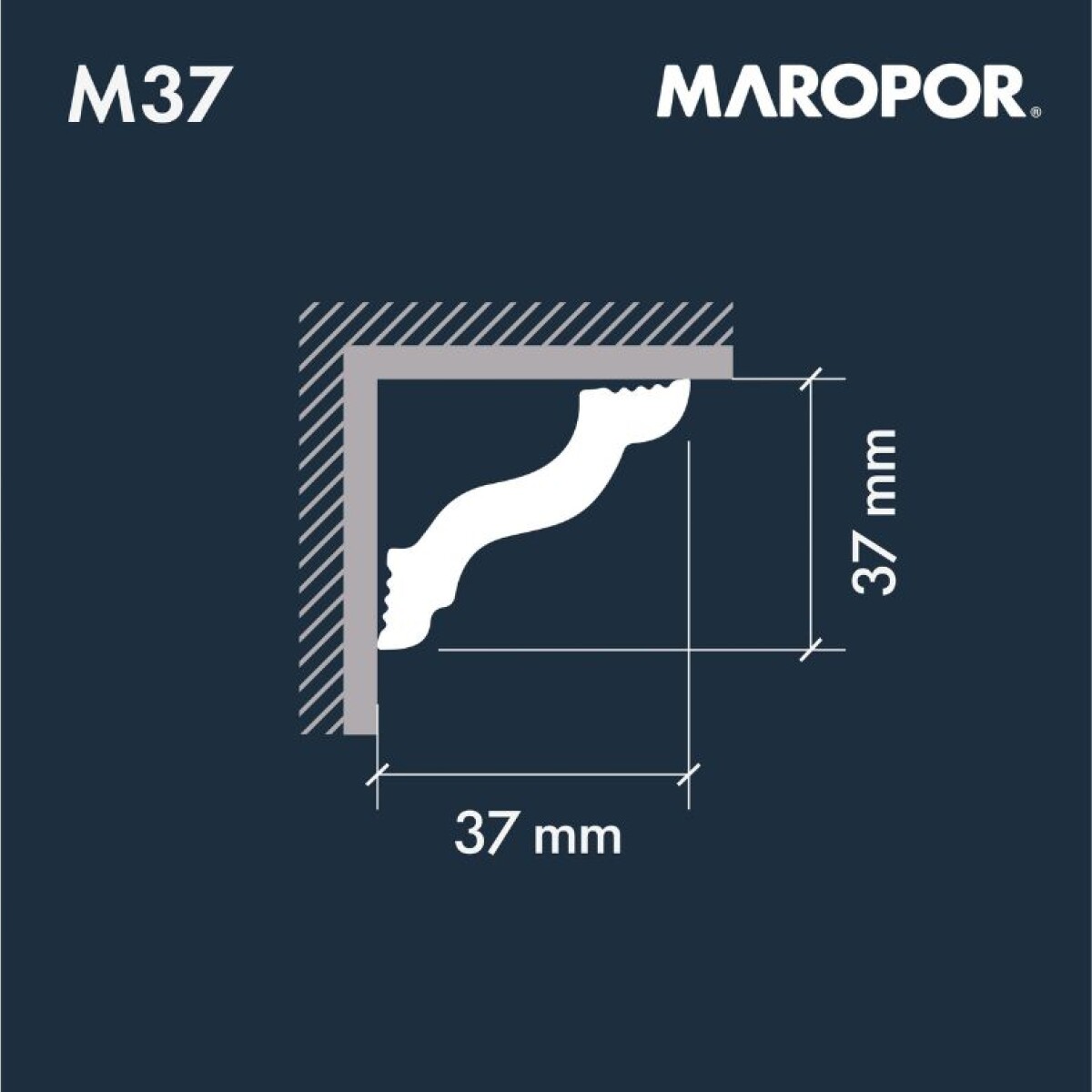 Moldura de poliestireno M37 Maropor Moldura de poliestireno M37 Maropor
