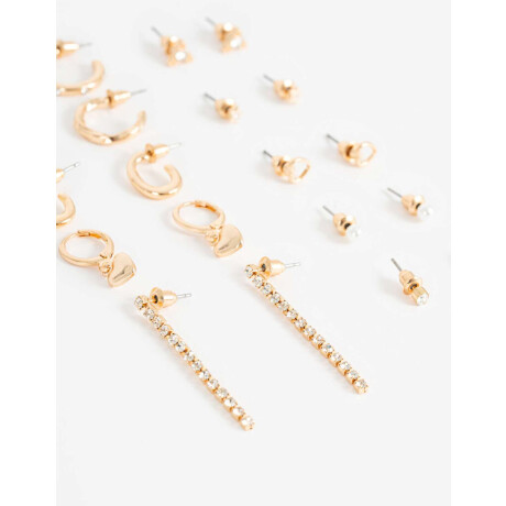 Aros Sets Metal Dorado