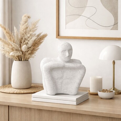 ESCULTURA MAN Blanco - Medium