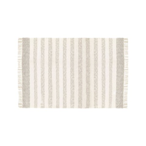 ALFOMBRA CON FLECOS AZUL/GRIS 122x178CM ALFOMBRA CON FLECOS AZUL/GRIS 122x178CM