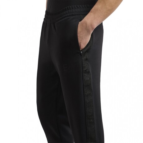 GOLD LABEL STRETCH TECHNICAL TWILL - EA7 EMPORIO ARMANI Black