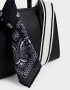 City Boho Cartera City Con Pañuelo - Negro